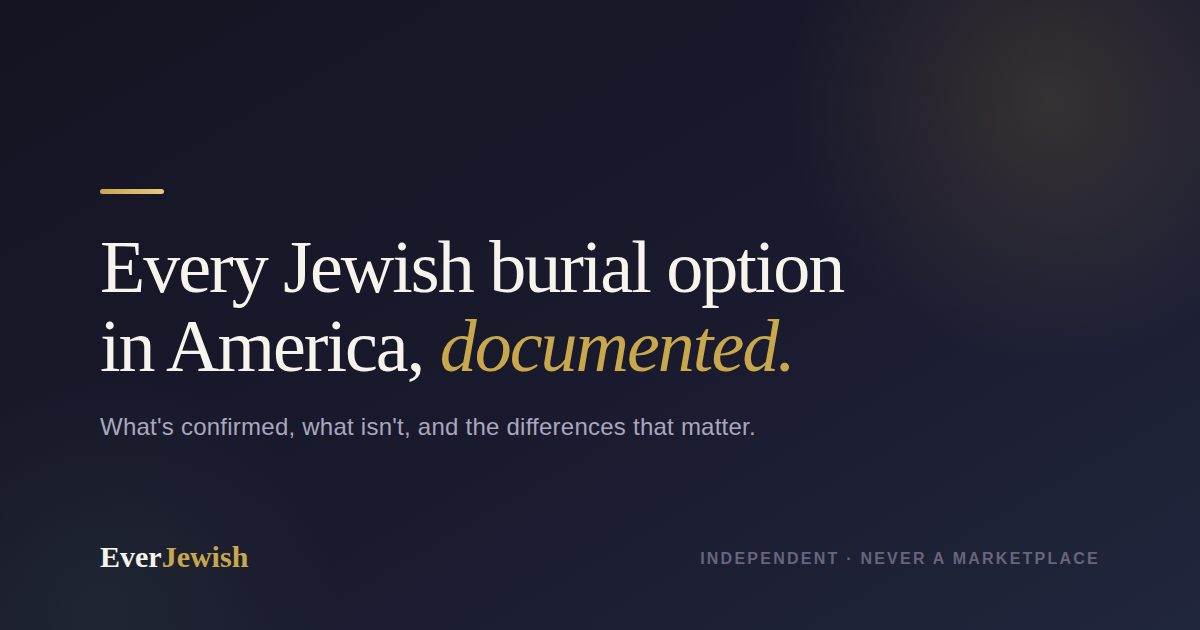 Jewish Cemeteries in New York City — Plots & Funeral Homes